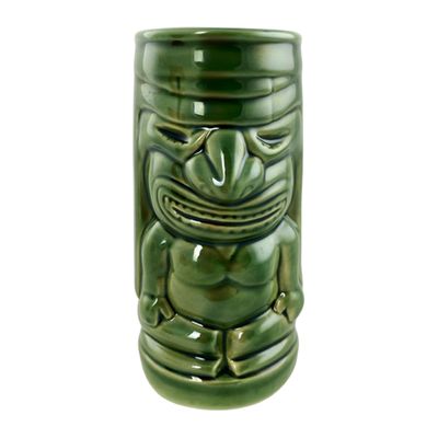 TIKI MUG 500ML THE CHIEF GREEN, CERAMIC