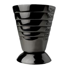 JIGGER MULTI LEVEL, BLACK CHROME