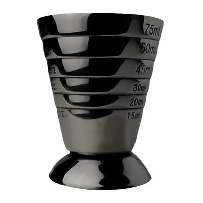 JIGGER MULTI LEVEL, BLACK CHROME
