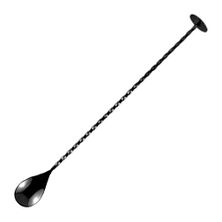 BAR SPOON TWIST BLACK CHROME