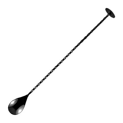 BAR SPOON TWIST BLACK CHROME