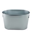ICE BUCKET GALVANISED W/HANDLES 6L