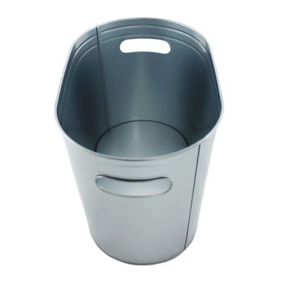 ICE BUCKET GALVANISED W/HANDLES 6L