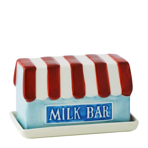 BUTTER DISH "MILK BAR" 1.5X9X9CM
