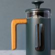 PLUNGER 3CUP GREEN/WOOD LA CAFETIERE PISA