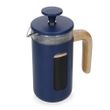 PLUNGER 3CUP NAVY/WOOD LA CAFETIERE PISA