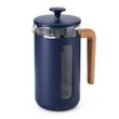 PLUNGER 8CUP NAVY/WOOD LA CAFETIERE PISA