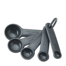 MEASURING SPOONS SET-5 GREY, KITCHENAID