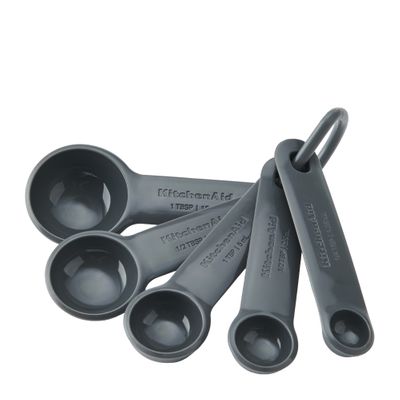 MEASURING SPOONS SET-5 GREY, KITCHENAID