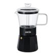 CAFFETTIERA 6CUP CLEAR/BLACK, LA CAFETIÈRE