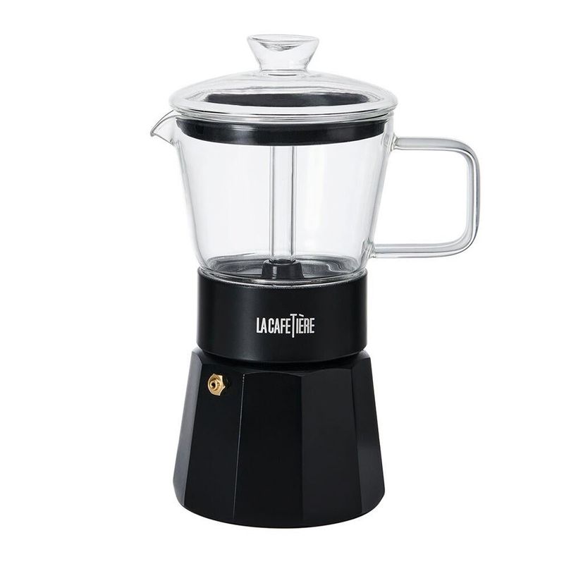 CAFFETTIERA 6CUP CLEAR/BLACK, LA CAFETIÈRE