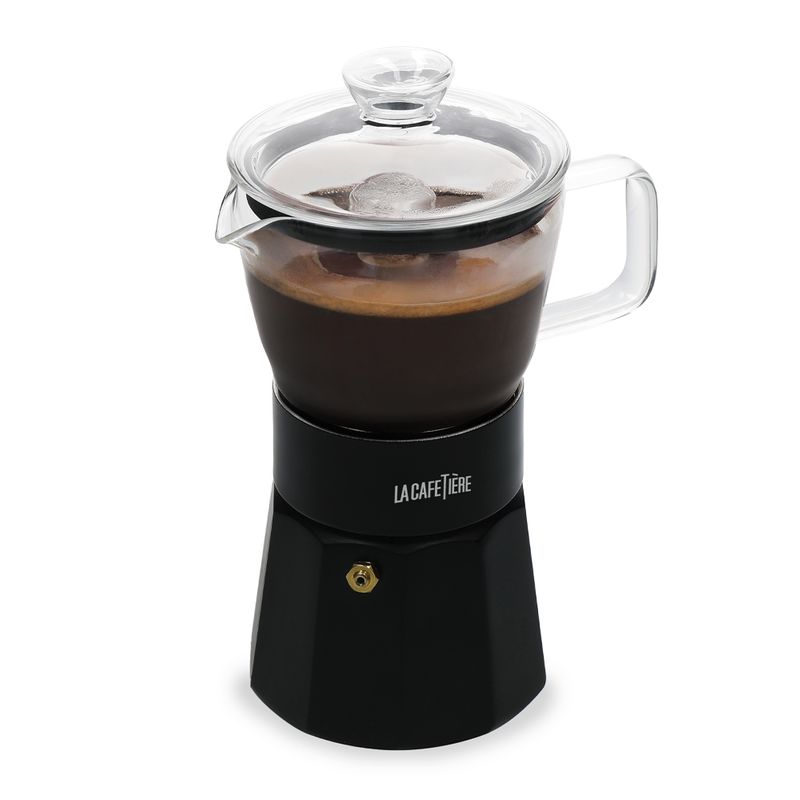 CAFFETTIERA 6CUP CLEAR/BLACK, LA CAFETIÈRE