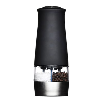 SALT/PEPPER MILL DUAL ELECTRIC BLACK, MASTERCRAFT