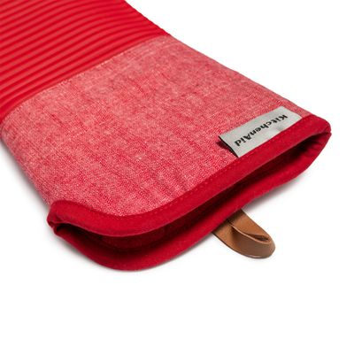 OVEN GLOVE SILICONE EMPIRE RED, KITCHENAID