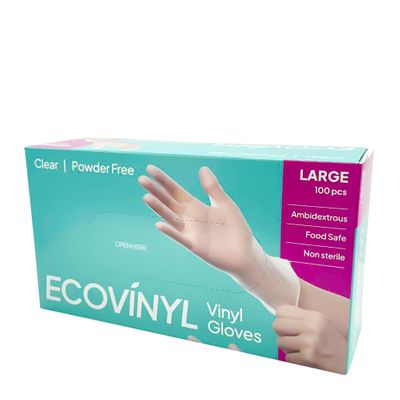 POWDER FREE LARGE VINYL GLOVES