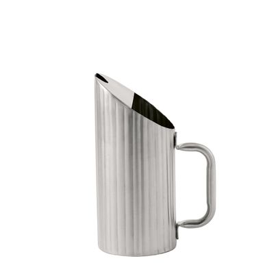 WATER PITCHER 18/10 1.0LT RIBBED, CROWN BARWARE