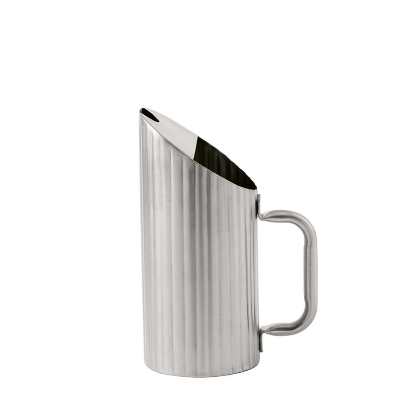 WATER PITCHER 18/10 1.0LT RIBBED, CROWN BARWARE