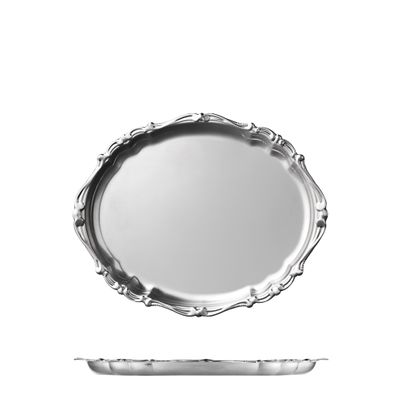 PLATTER OVAL 260X210MM S/S, MODA SERVING