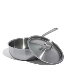 SAUCIER W LID 2.8LTR STAINLESS CLAD MADE IN