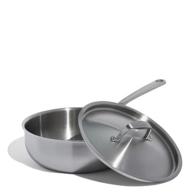 SAUCIER W LID 2.8LTR STAINLESS CLAD MADE IN