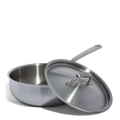 SAUCIER W LID 3LTR STAINLESS CLAD MADE IN