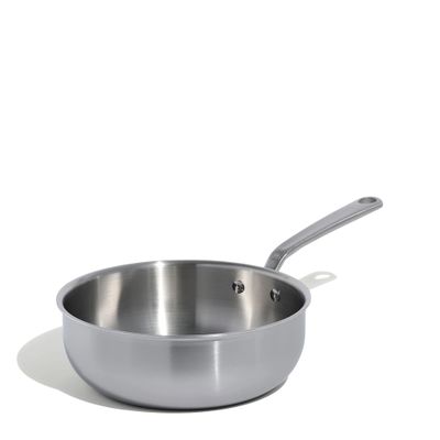 SAUCIER W LID 2.8LTR STAINLESS CLAD MADE IN