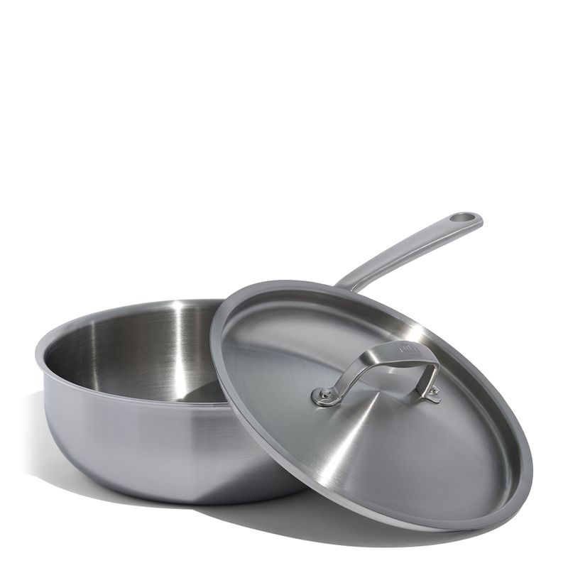 SAUCIER W LID 3LTR STAINLESS CLAD MADE IN