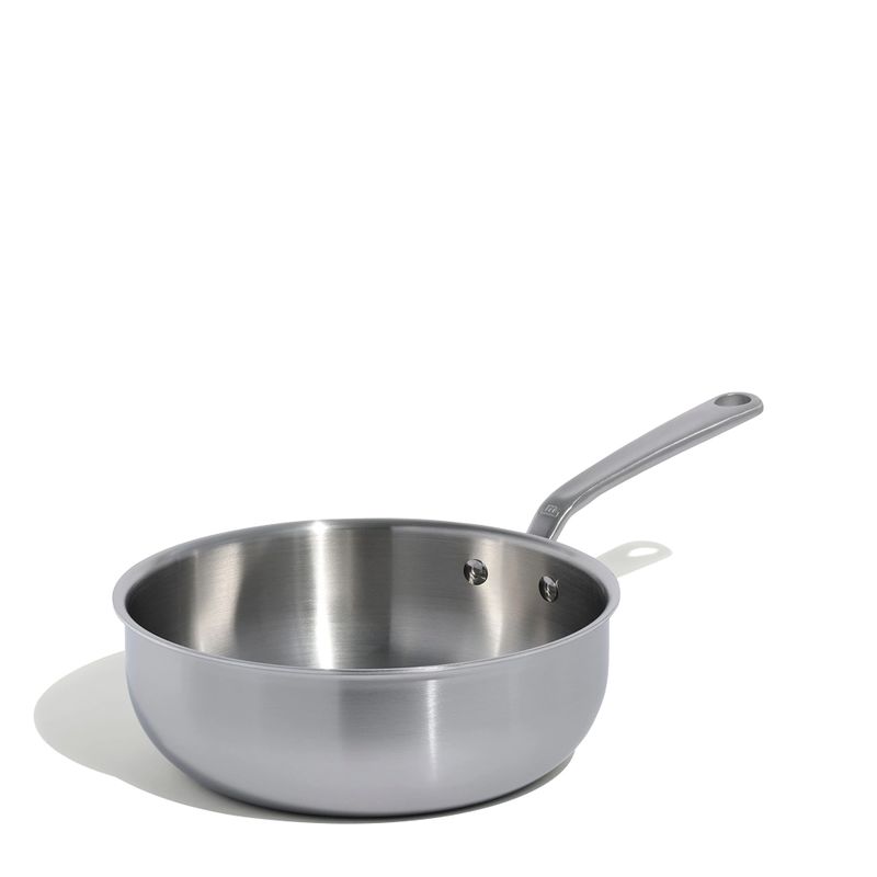 SAUCIER W LID 2.8LTR STAINLESS CLAD MADE IN