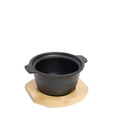 GARLIC POT WITH WOOD TRAY 120CM,  KHAST