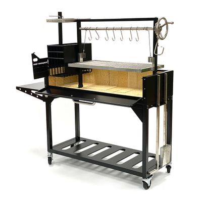 BBQ WOOD FIRE & CHARCOAL BLACK IRON, TAGWOOD