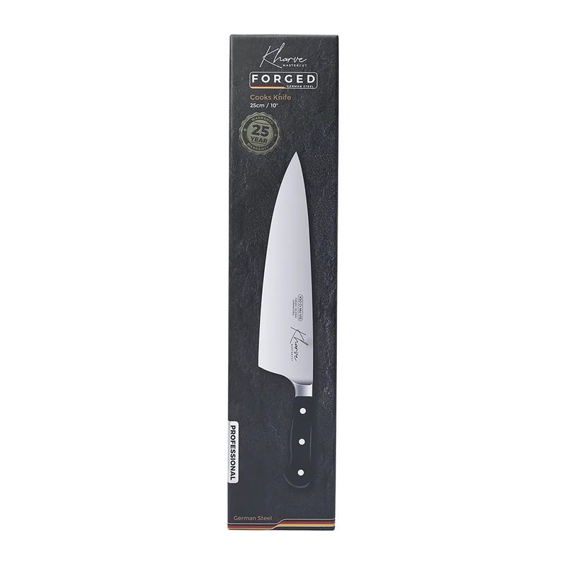 COOKS KNIFE WIDE BLADE 25CM, MASTER-CUT KHARVE