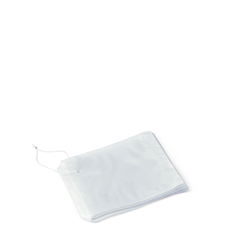 PAPER BAG WHITE 1/2SQ 156X117MM 500PK