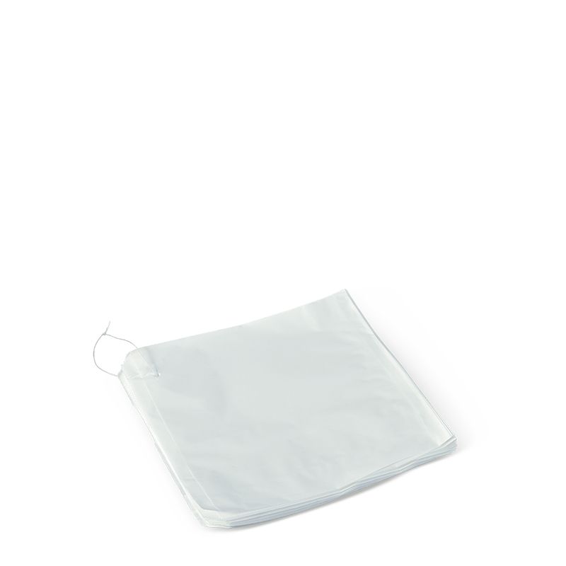 PAPER BAG WHITE 1SQ 195X165MM 500PK