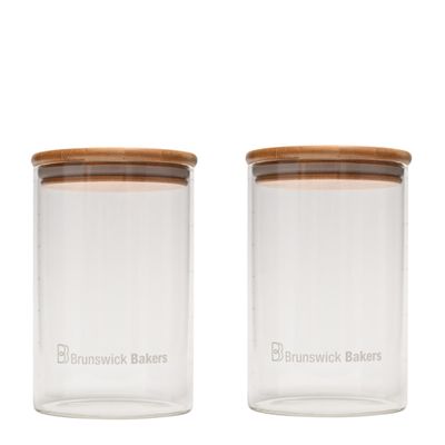 SOURDOUGH STARTER JAR SET2 BRUNSWICK BAKER