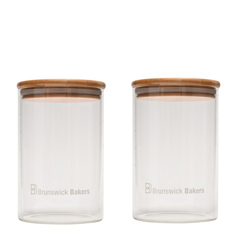 SOURDOUGH STARTER JAR SET2 BRUNSWICK BAKER