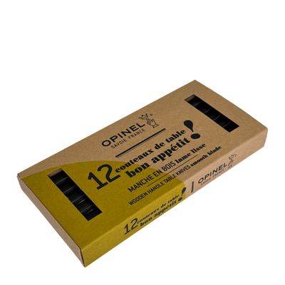 TABLE KNIFE 11CM BLACK BON APPETIT OPINEL
