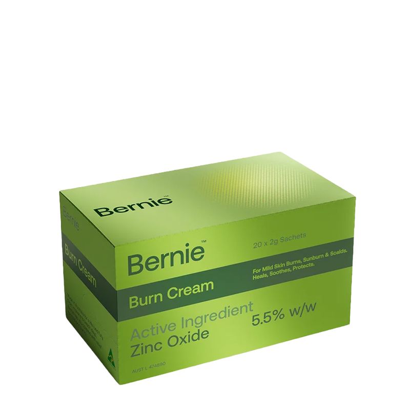 BURN CREAM SACHETS BOX 20X2G BERNIE