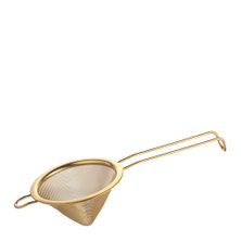 STRAINER CONICAL GOLD 100MM COCKTAIL, CROWN