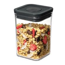 CANNISTER SMALL SQ SHORT 1L BLACK, OXO POP