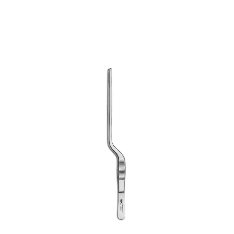CHEF TWEEZERS CRANKED S/S 14CM