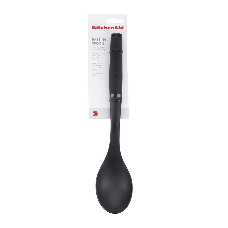SPOON SLOTTED MATTE BLACK, KITCHENAID