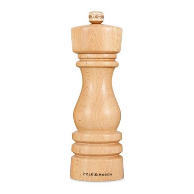 SALT MILL NAT BEECH 18CM, C&M LONDON