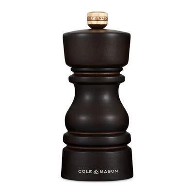 PEPPER MILL CHOCOLATE WOOD 13CM, C&M LONDON