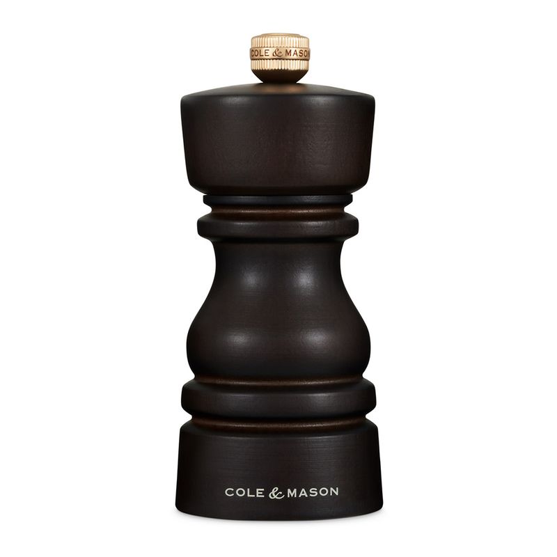 PEPPER MILL CHOCOLATE WOOD 13CM, C&M LONDON