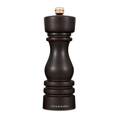 PEPPER MILL CHOCOLATE WOOD 18CM, C&M LONDON