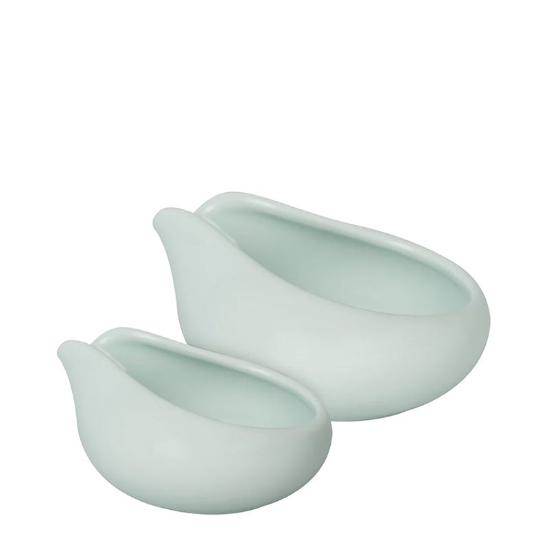 DOSING TRAY COFFEE SET OF 2  LOVERAMICS CELADON BLUE