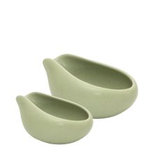 DOSING TRAY COFFEE SET OF 2  LOVERAMICS MATTE LIGHT GREEN