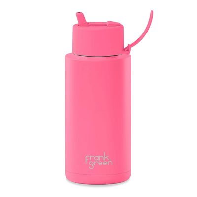BOTTLE FLIP STRAW BUBBLEGUM 1L, F/GREEN