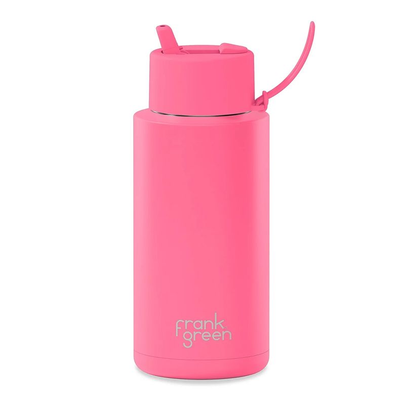 BOTTLE FLIP STRAW BUBBLEGUM 1L, F/GREEN
