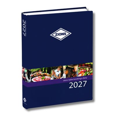 RESTAURANT TABLE BOOKINGS DIARY 2027